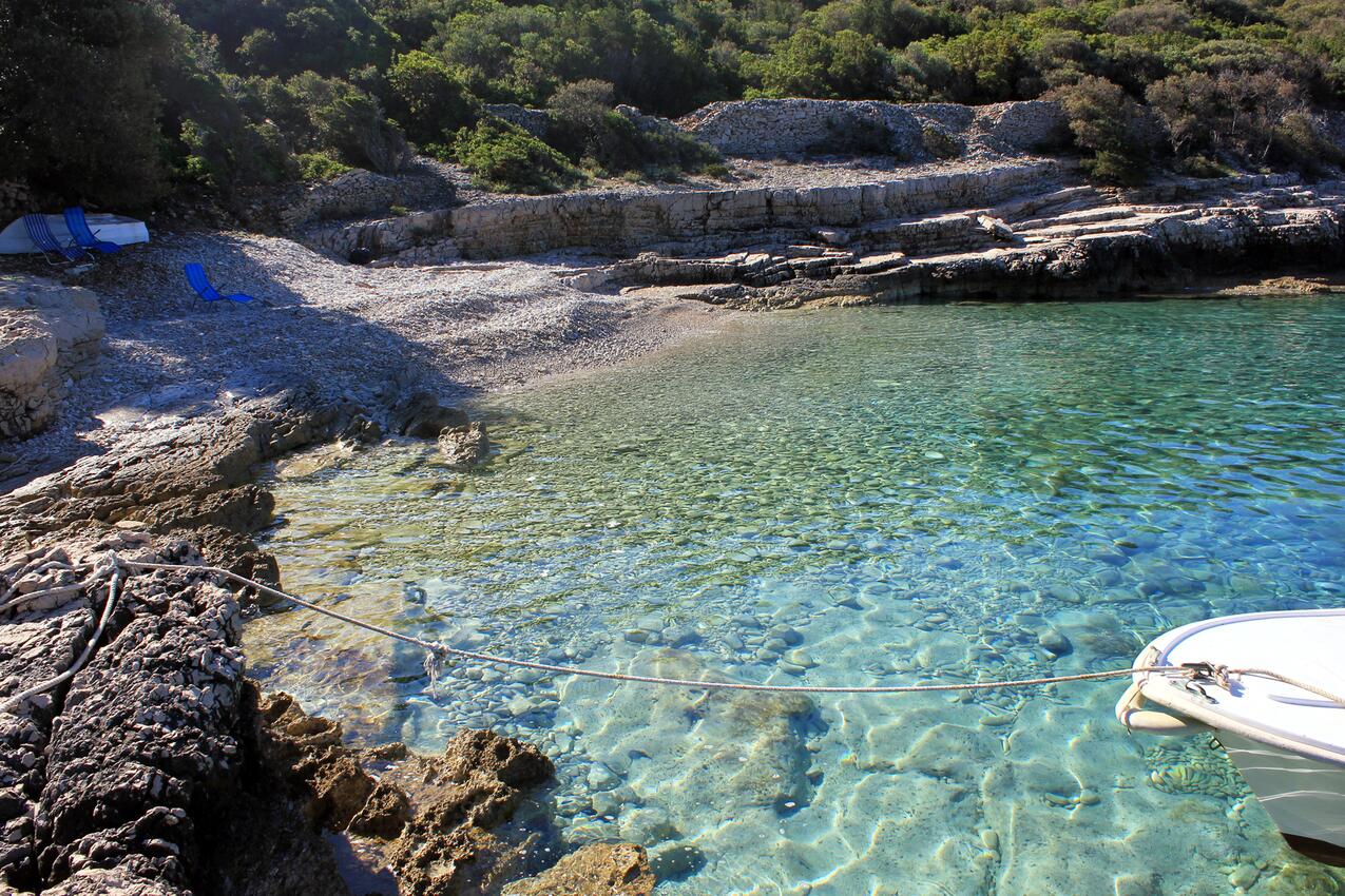 La spiaggia più vicina - Casa dei pescatori accanto al mare Baia Vinodarska, Lussino - Lošinj