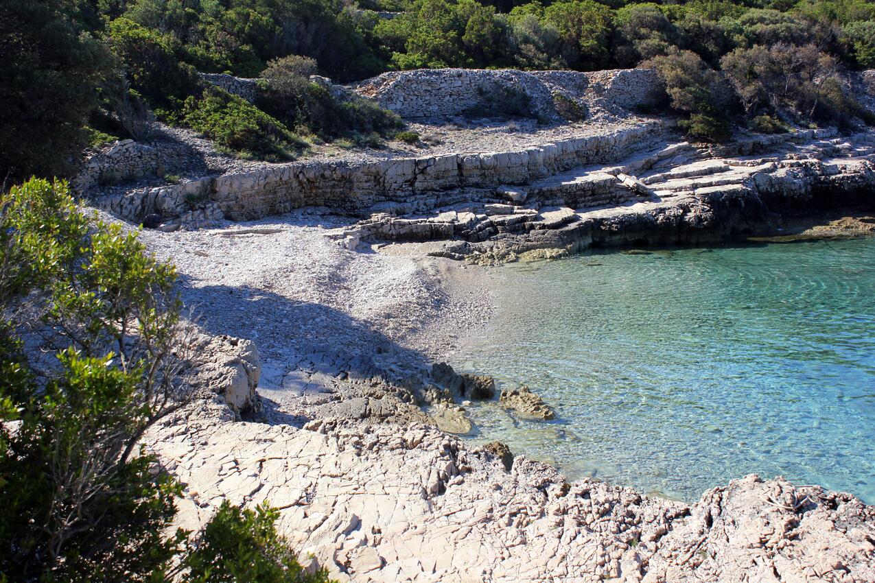 La spiaggia più vicina - Casa dei pescatori accanto al mare Baia Vinodarska, Lussino - Lošinj