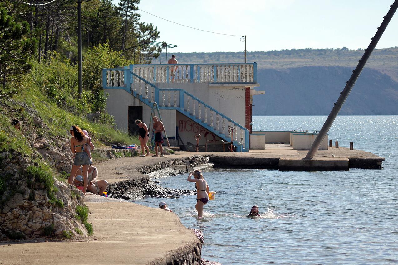 La spiaggia più vicina - Appartamenti con piscina Jadranovo, Cirquenizza - Crikvenica