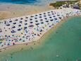 Nächster Strand Der Strand Kraljičina Plaža im Ort Nin, Zadar.