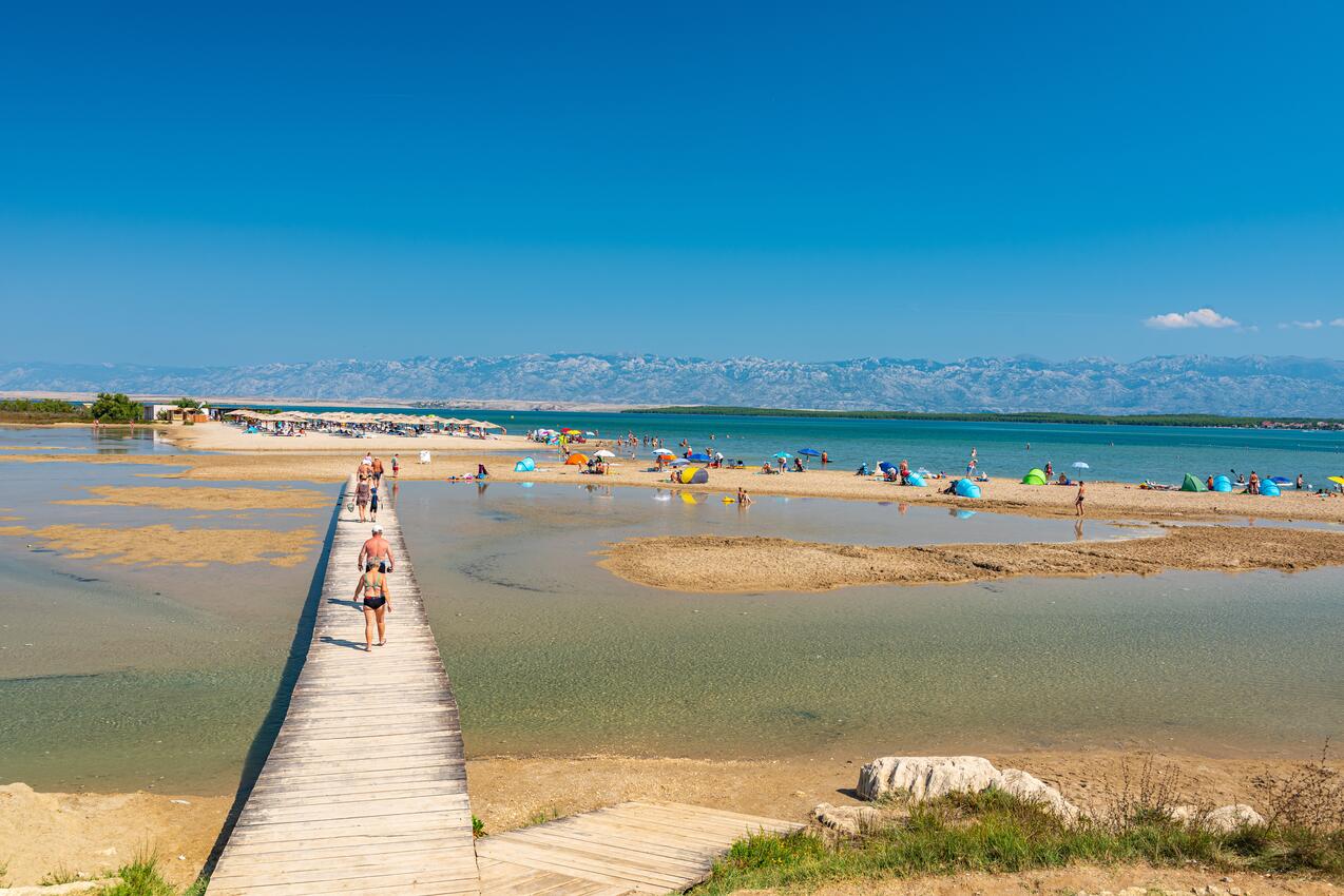 Nächster Strand - Ferienwohnungen mit Parkplatz Nin, Zadar