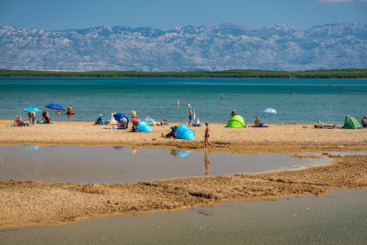 Nächster Strand - Ferienwohnungen mit Parkplatz Nin, Zadar