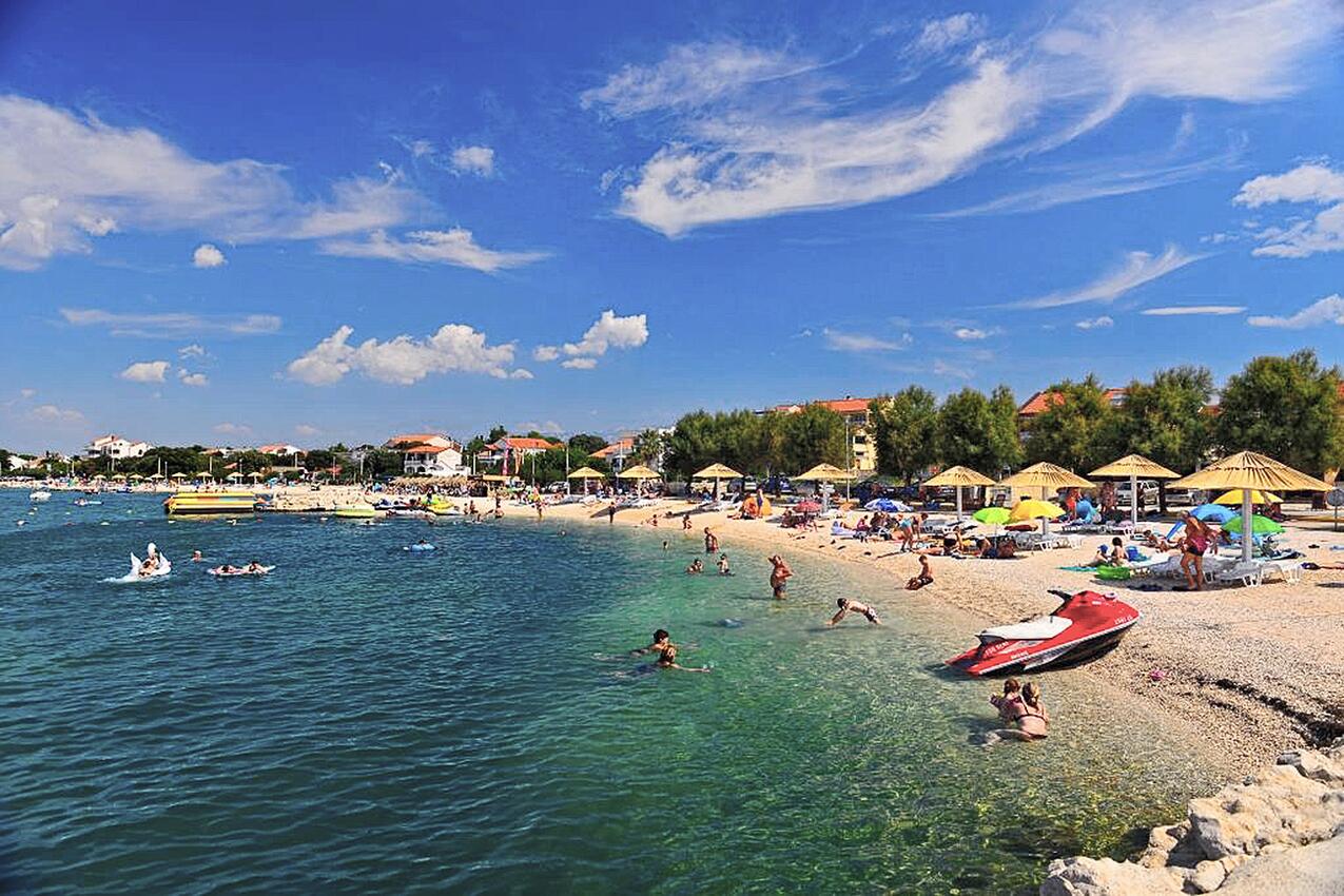 Nächster Strand - Ferienwohnungen mit Parkplatz Vrsi - Mulo, Zadar