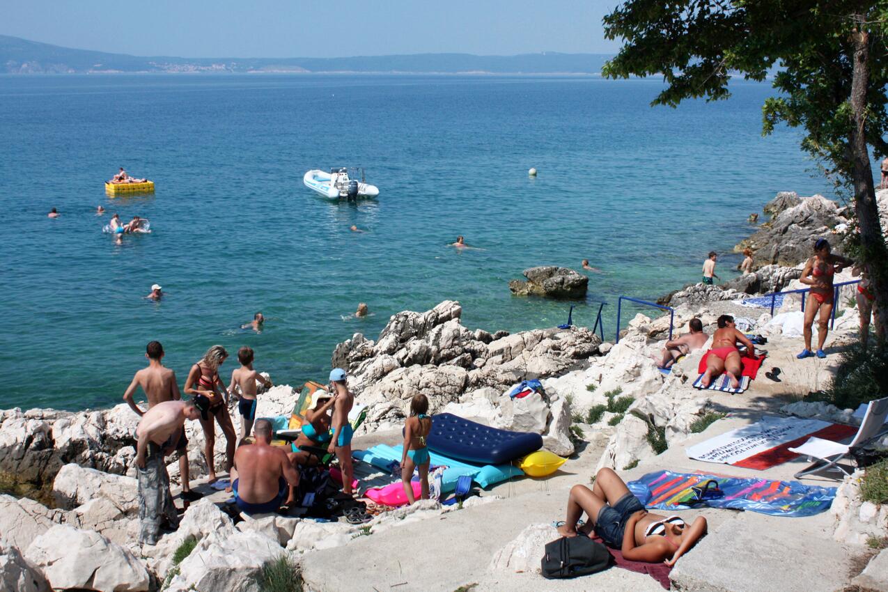 Nearest beach - Rooms by the sea Novi Vinodolski