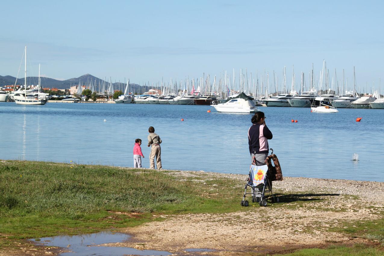 La spiaggia più vicina - Appartamenti con parcheggio San Cassiano - Sukošan, Zara - Zadar