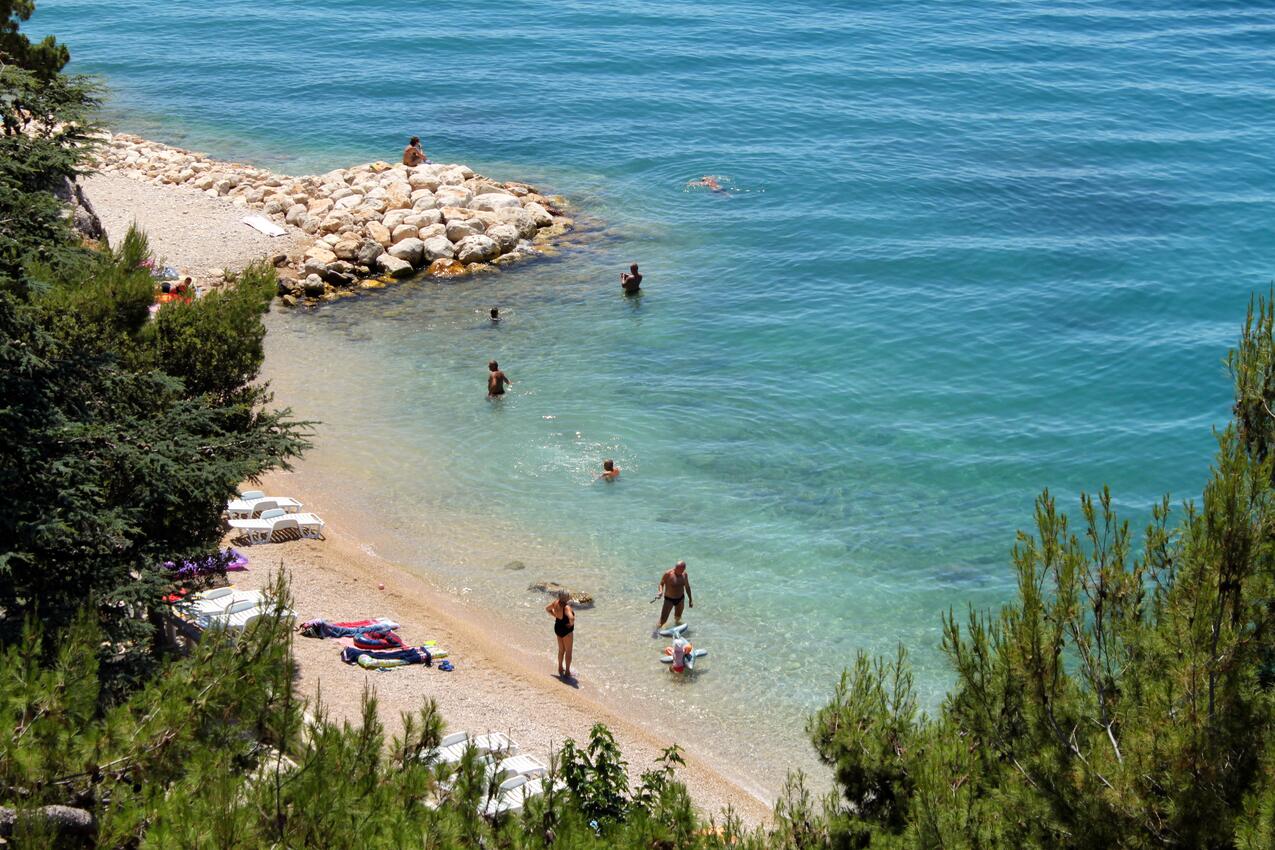 Nearest beach - Apartments by the sea Podgora, Makarska