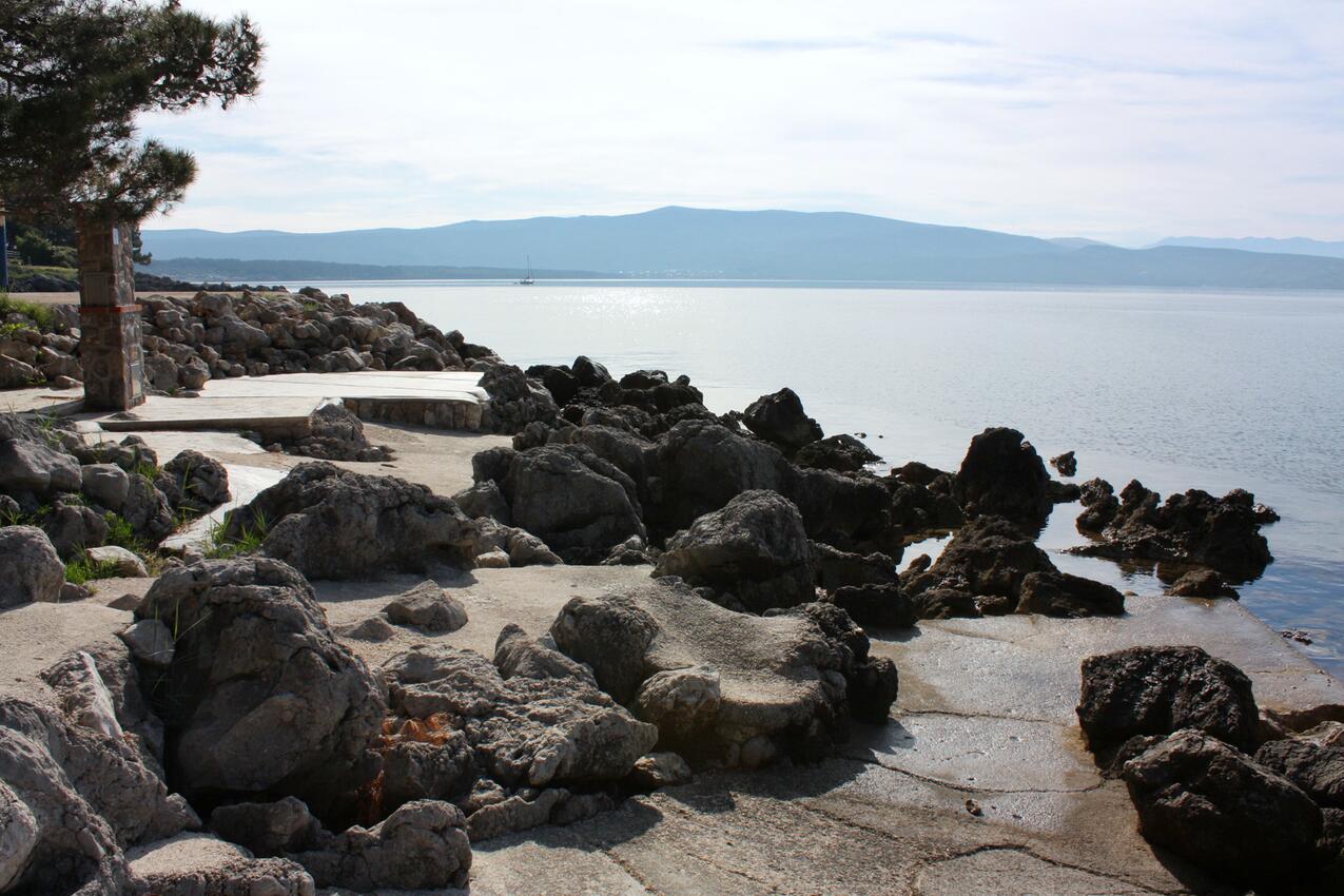 La spiaggia più vicina - Appartamenti con parcheggio Veglia - Krk