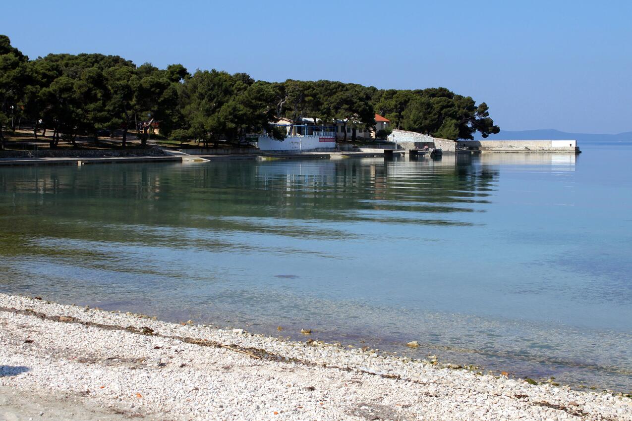 Nächster Strand - Ferienwohnungen mit Parkplatz Petrcane, Zadar