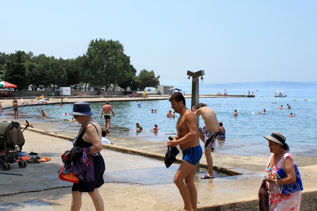 Najbliža plaža - Apartmani s parkingom Punat, Krk