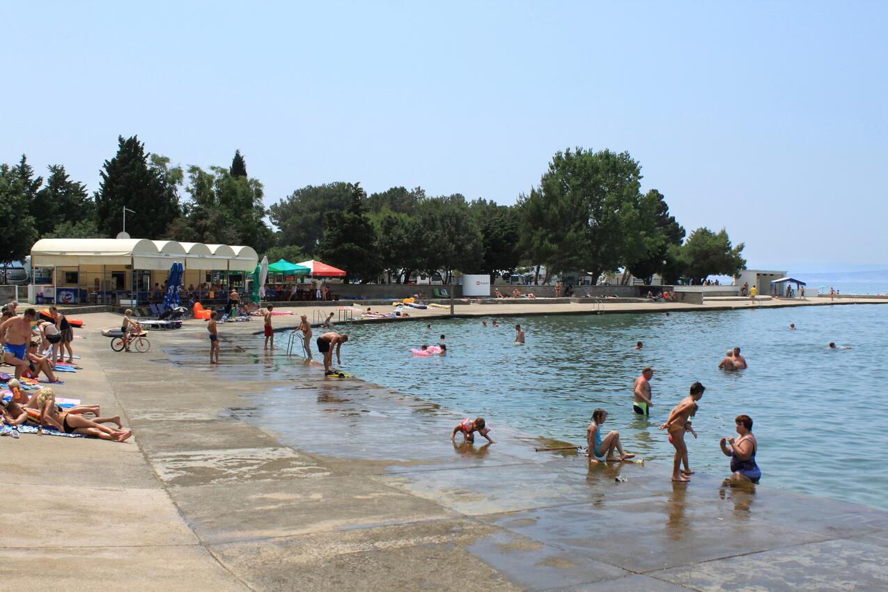 Najbliža plaža - Apartmani s parkingom Punat, Krk