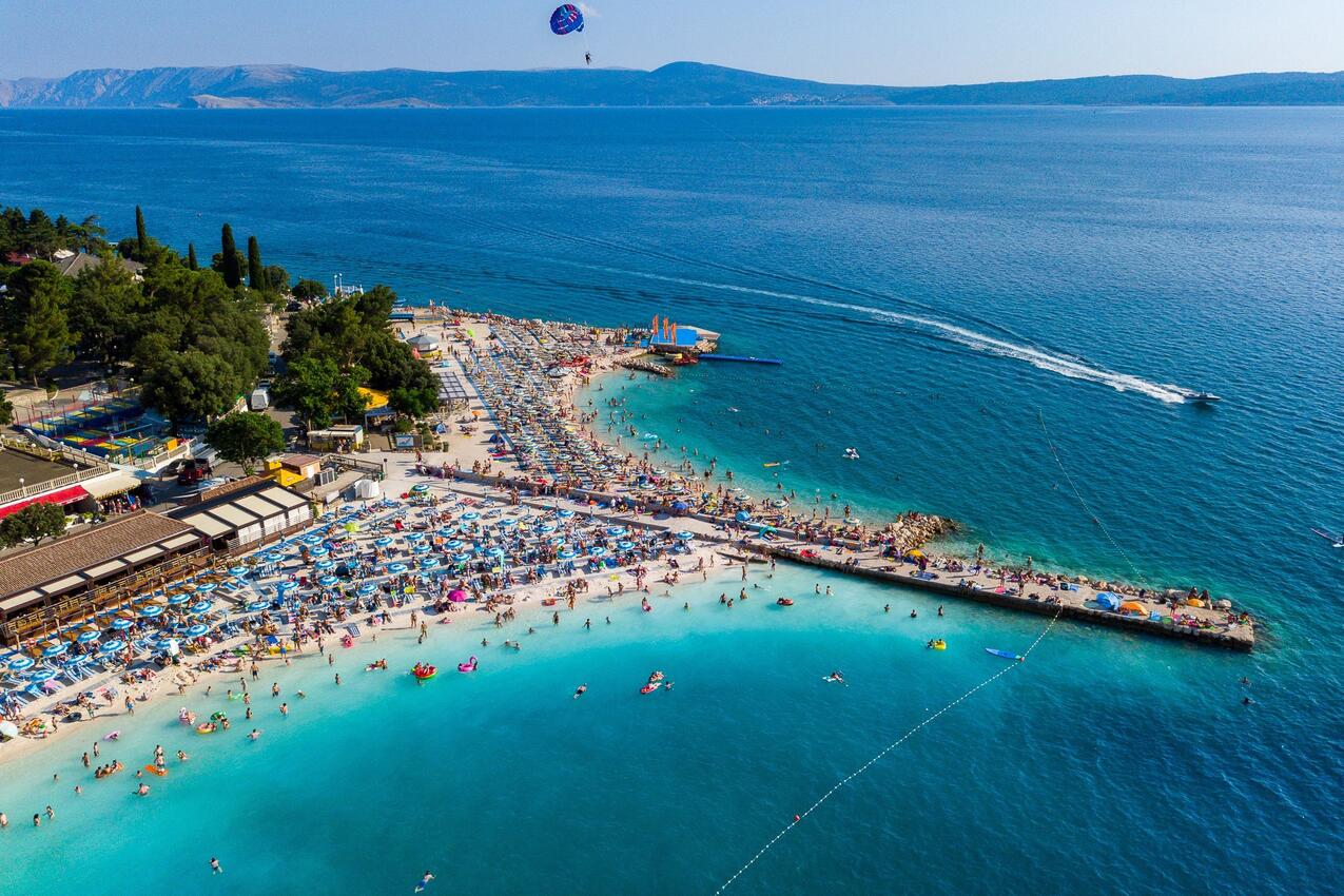Najbližja plaža - Apartmaji s parkingom Selce, Crikvenica