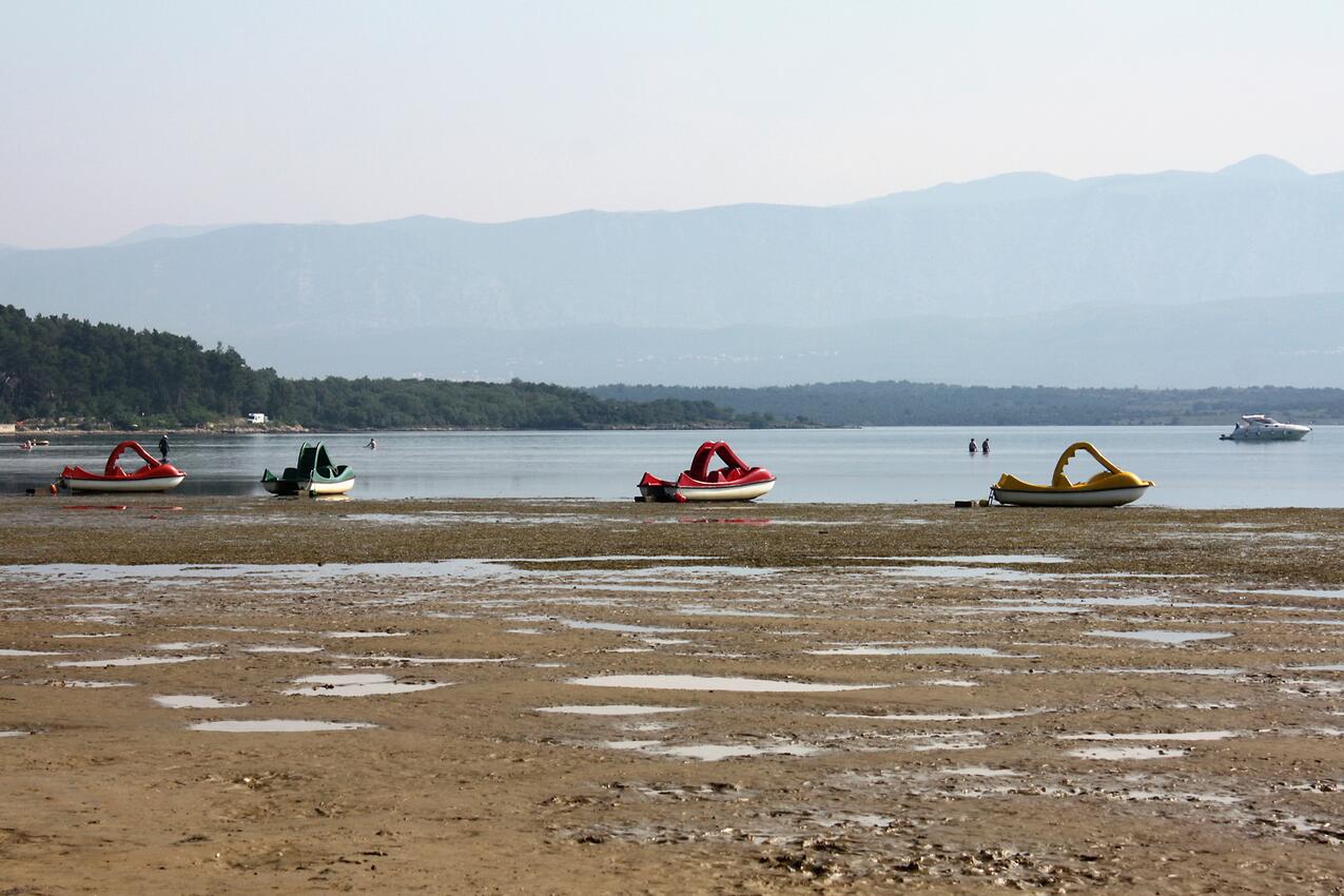 Nächster Strand - Ferienwohnungen am Meer Soline, Krk