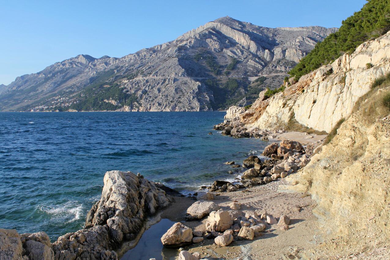 La spiaggia più vicina - Appartamenti accanto al mare Brella - Brela, Macarsca - Makarska