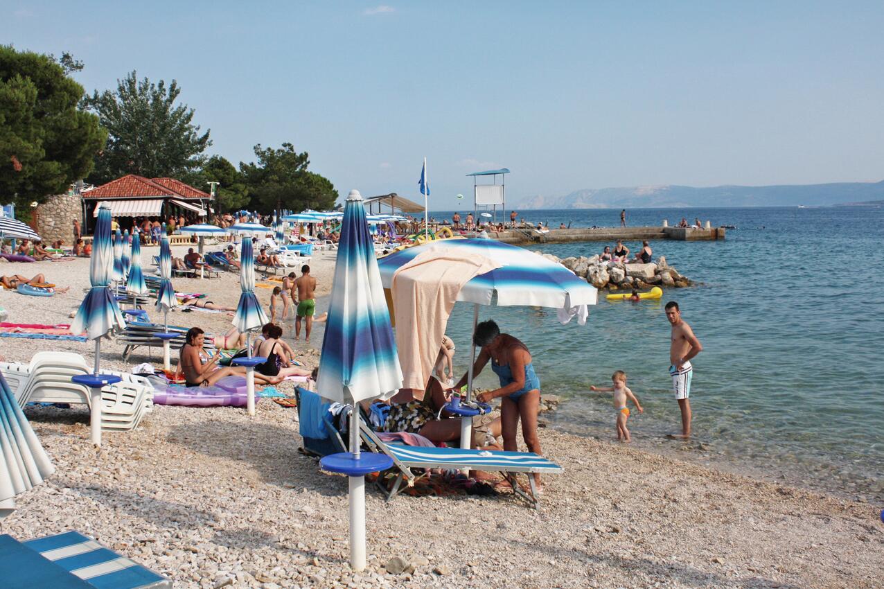 Nächster Strand - Ferienwohnungen am Meer Dramalj, Crikvenica