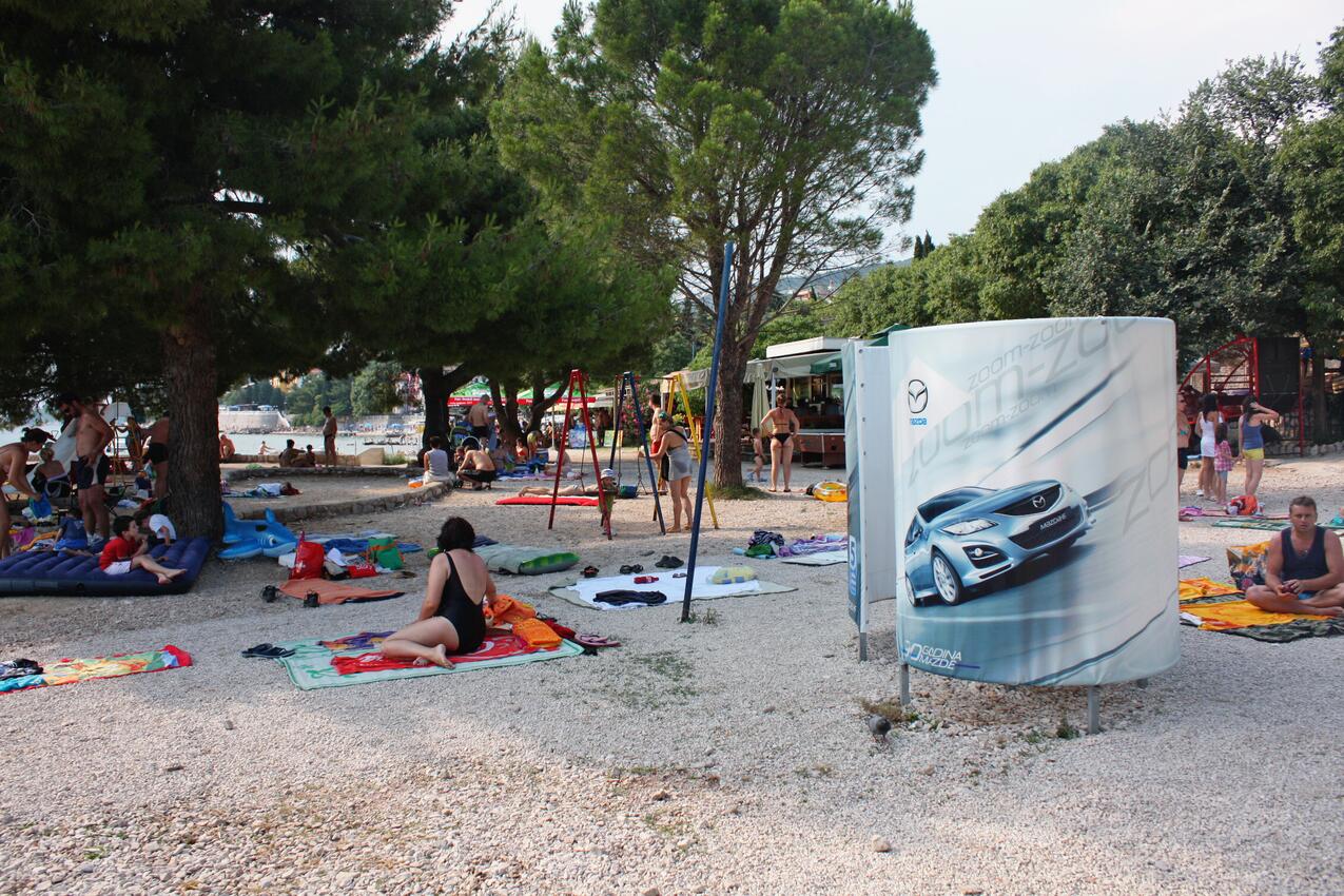 Nächster Strand - Ferienwohnungen am Meer Dramalj, Crikvenica