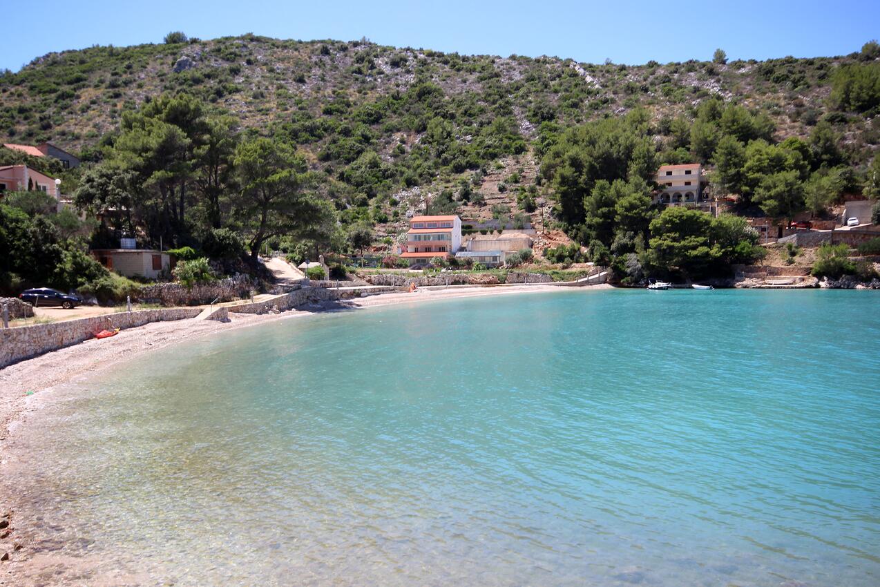 La spiaggia più vicina - Appartamenti accanto al mare Baia Prapratna - Prapatna, Lesina - Hvar