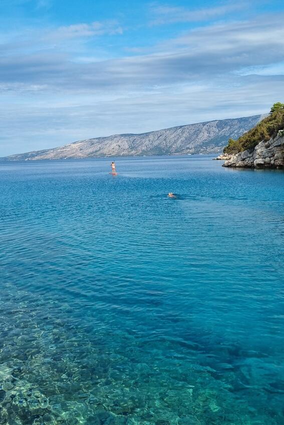 La spiaggia più vicina - Appartamenti robinsoniani accanto al mare Baia Tatinja, Lesina - Hvar