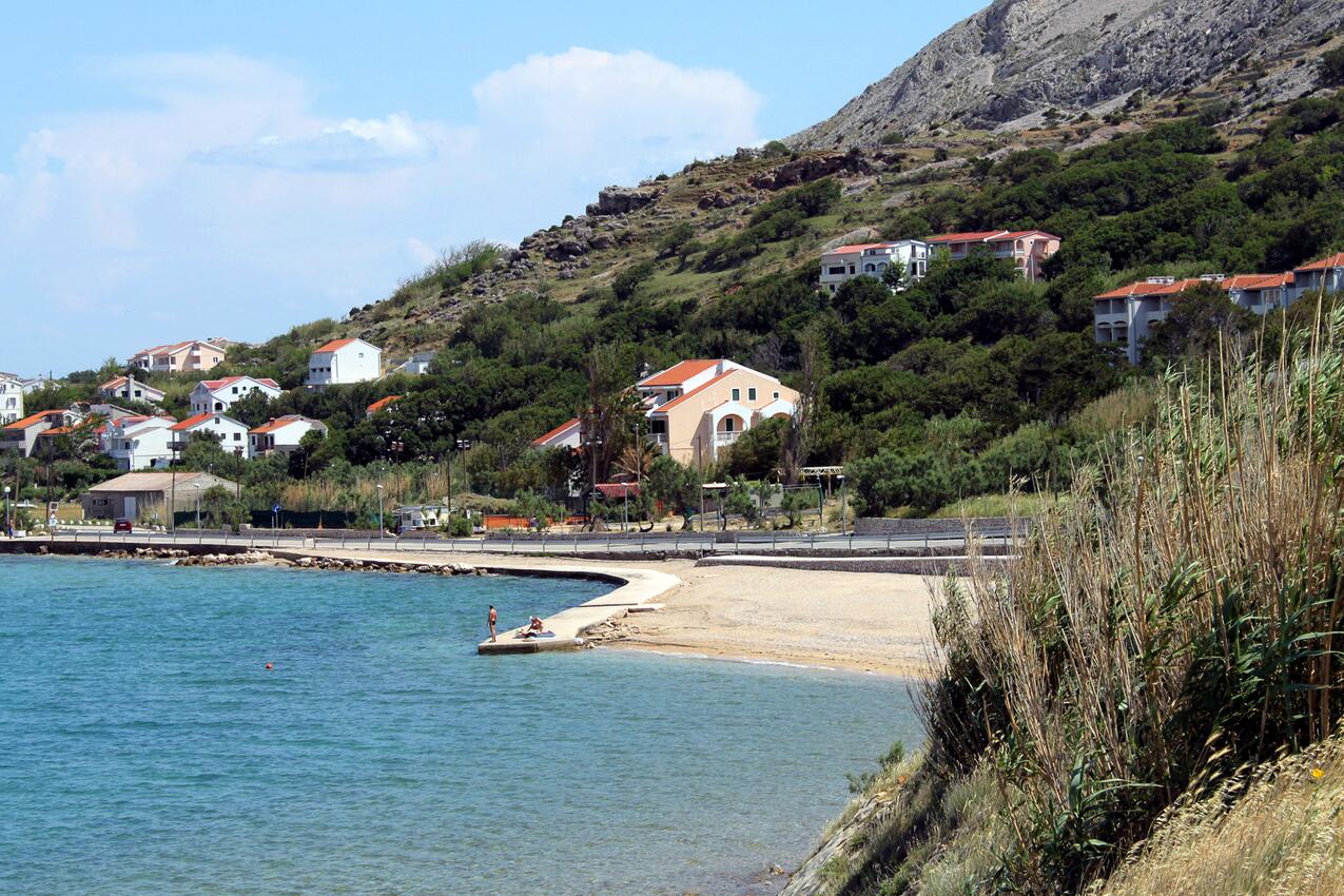 Nærmeste strand - Leiligheter med parkering Pag