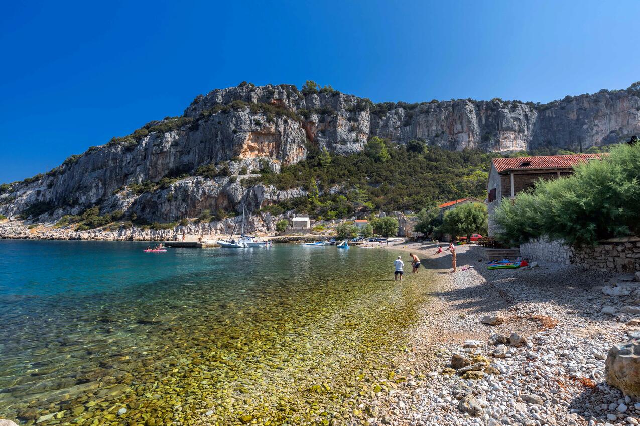 La spiaggia più vicina - Appartamenti accanto al mare Baia Vela Stiniva, Lesina - Hvar