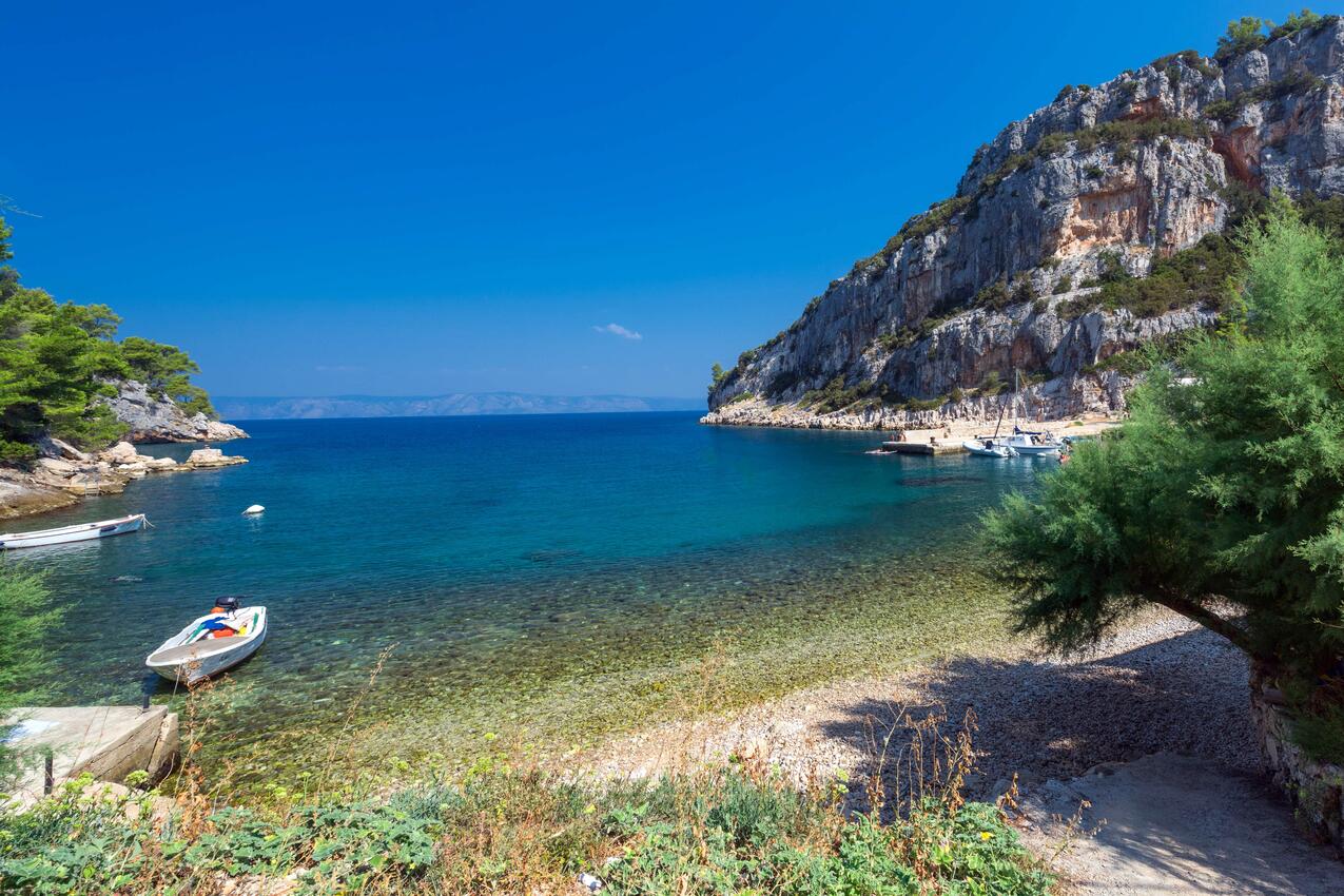 Nearest beach - Apartments by the sea Cove Vela Stiniva, Hvar