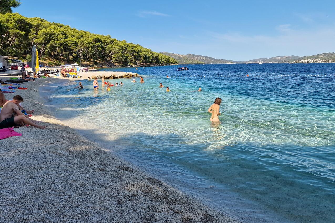 Nearest beach - Seaside holiday house Okrug Donji, Čiovo