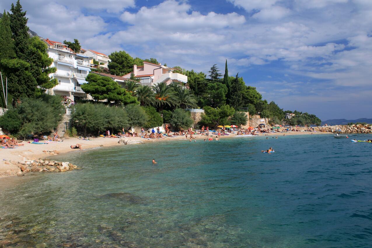 Nejbližší pláž - Apartmány u moře Nemira, Omiš