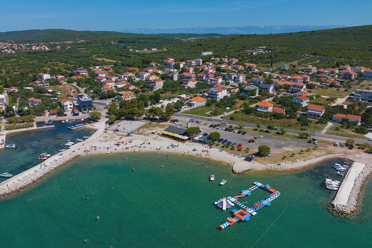Nearest beach - Family friendly seaside apartments Sukošan, Zadar