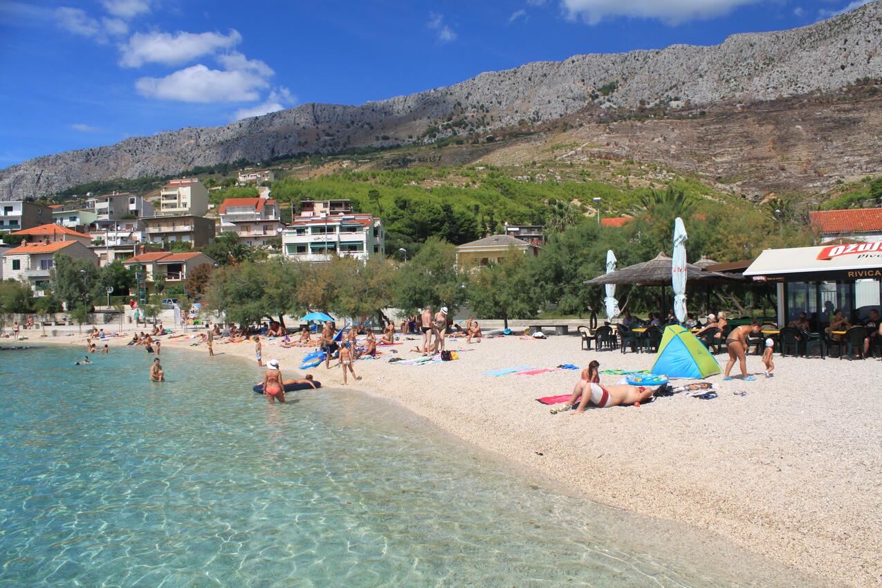 Legközelebbi strand - Apartmanok parkolóhellyel Dugi Rat, Omis