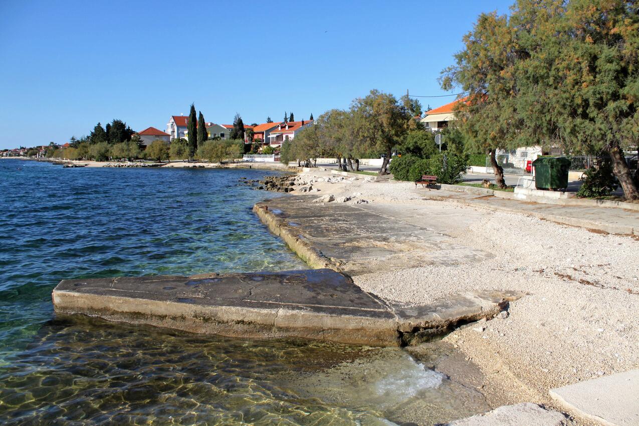 Nächster Strand - Ferienwohnungen am Meer Zadar - Diklo, Zadar