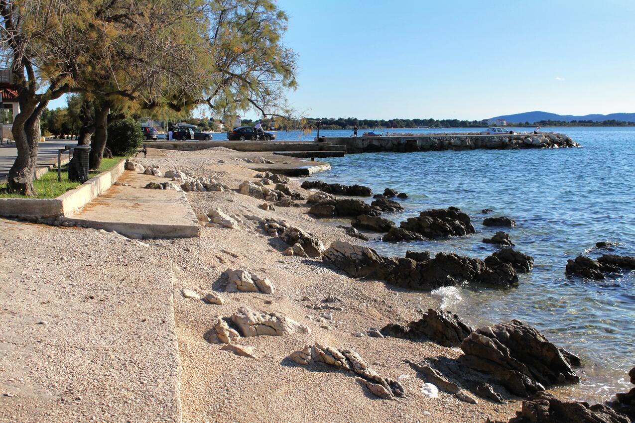 Nächster Strand - Ferienwohnungen am Meer Zadar - Diklo, Zadar