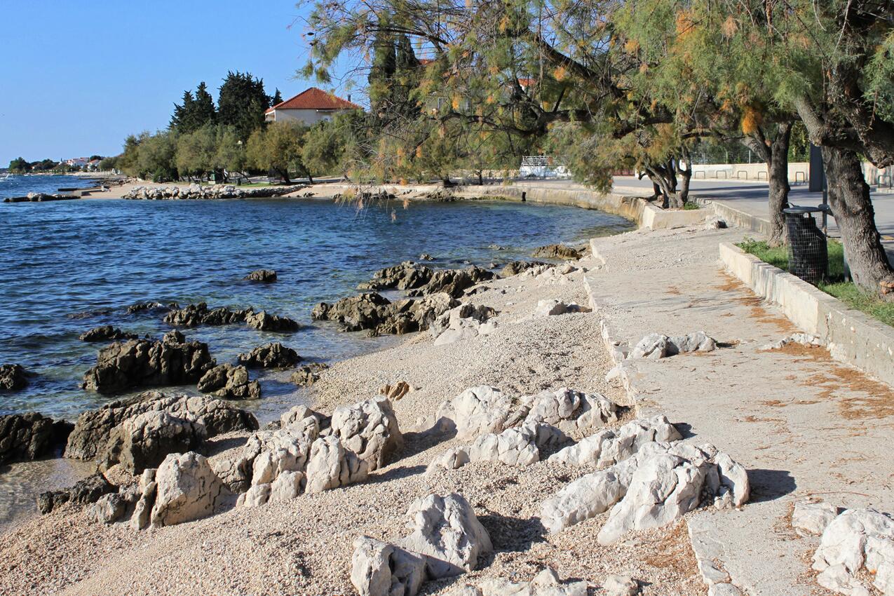 Nächster Strand - Ferienwohnungen am Meer Zadar - Diklo, Zadar