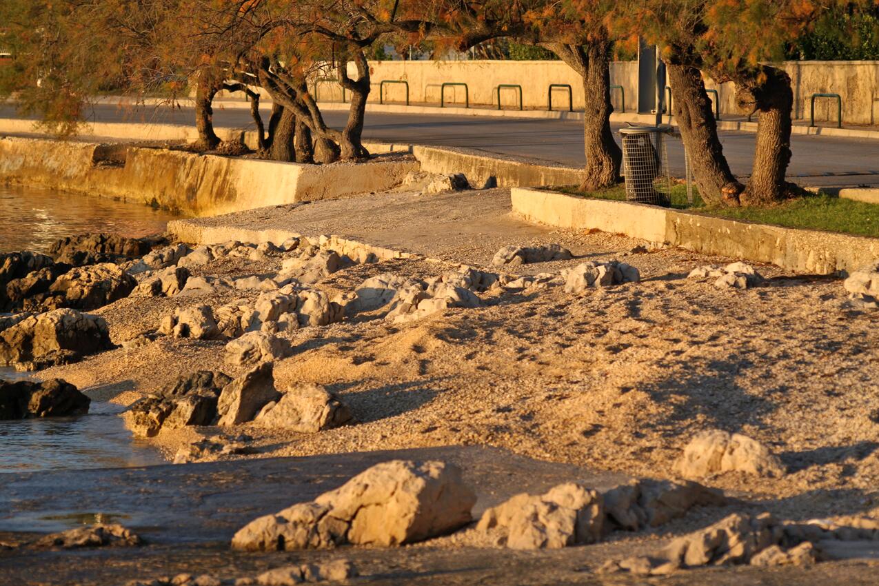 Nächster Strand - Ferienwohnungen am Meer Zadar - Diklo, Zadar
