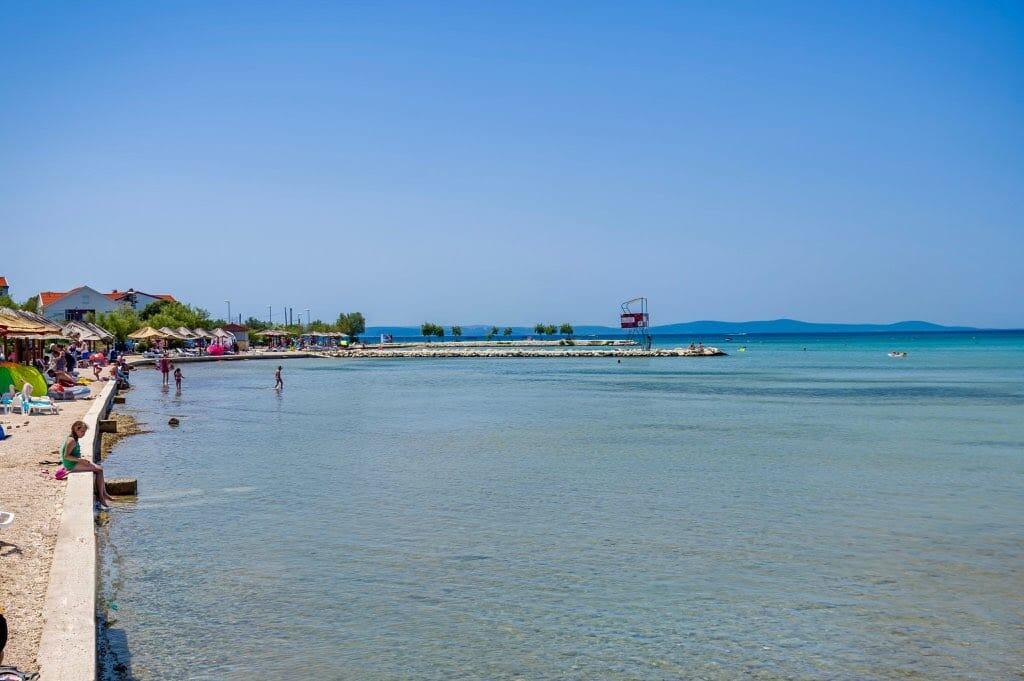 Nearest beach - Apartments for families with children Zaton, Zadar