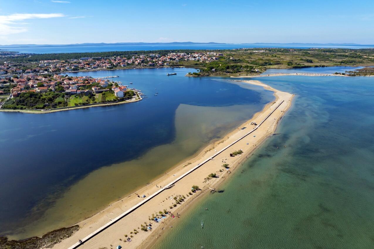 Nächster Strand - Ferienwohnungen am Meer Nin, Zadar
