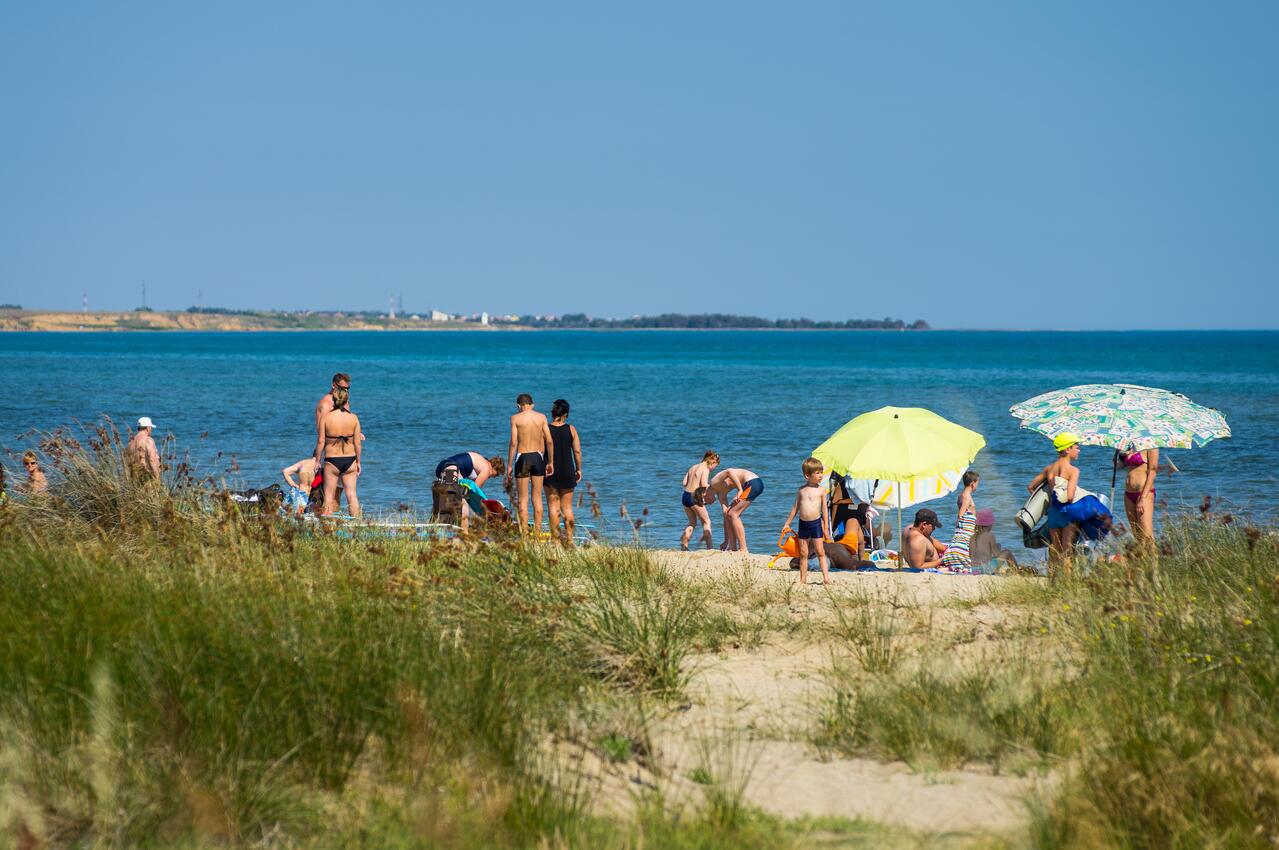 Nächster Strand - Ferienwohnungen am Meer Nin, Zadar