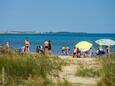 Plaža Ždrijac v mjestu Nin, Zadar.