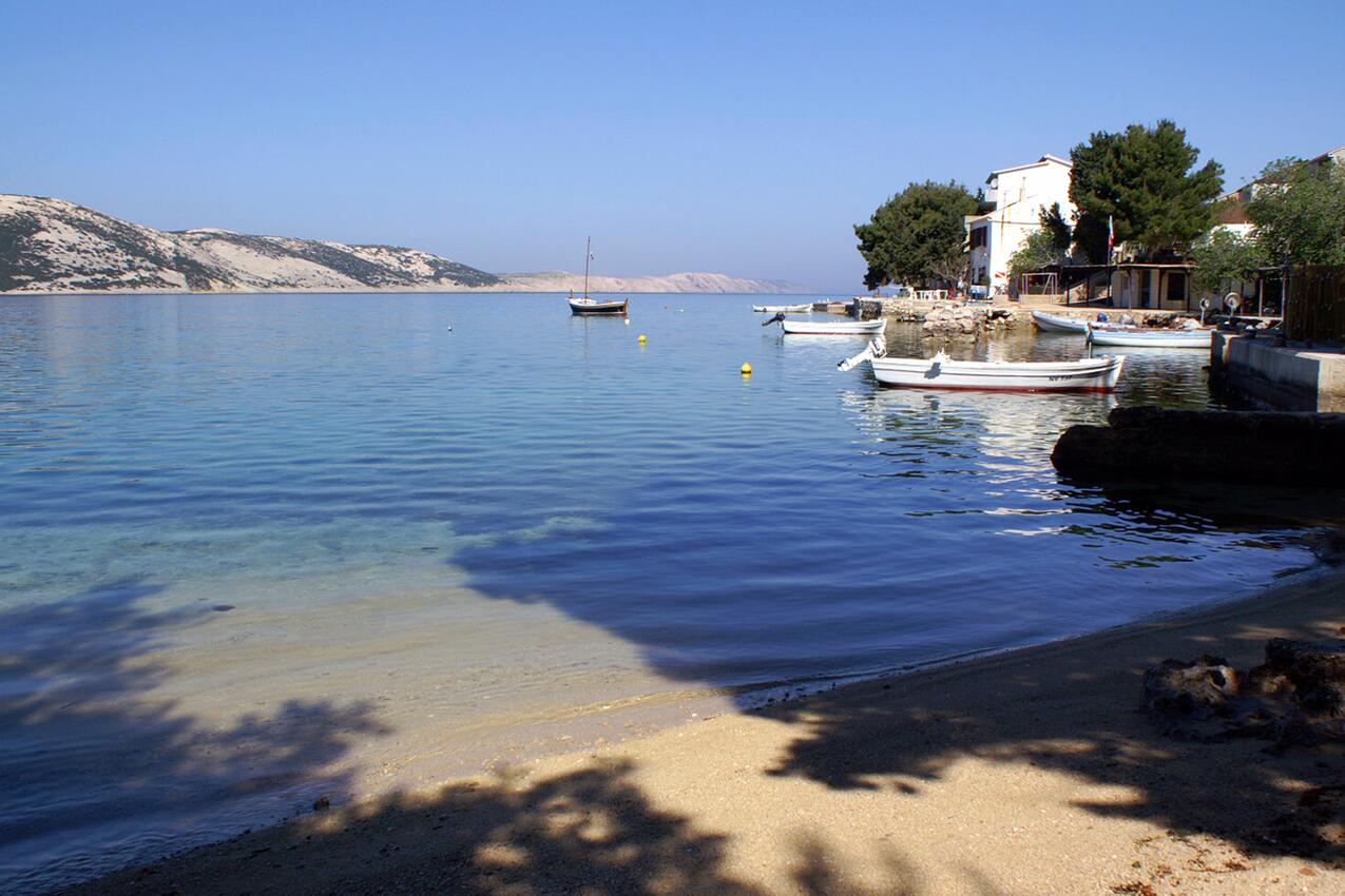 Nächster Strand - Ferienwohnungen am Meer Stara Novalja, Pag
