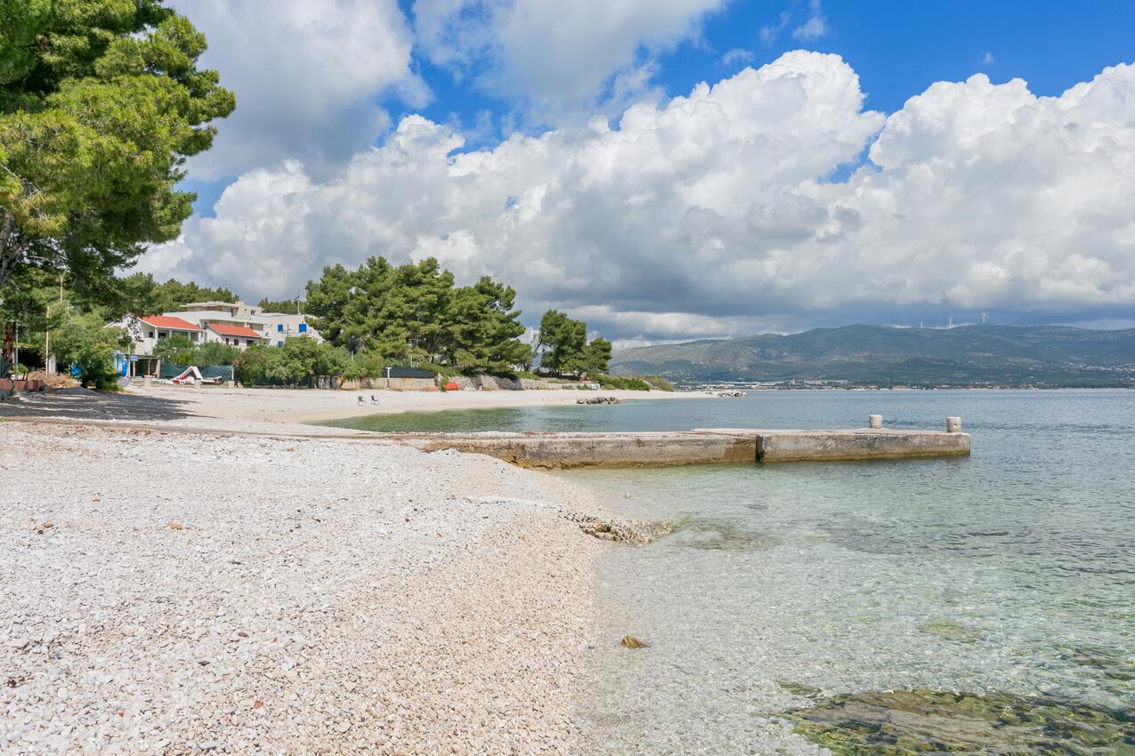 Nächster Strand - Ferienwohnungen am Meer Slatine, Ciovo