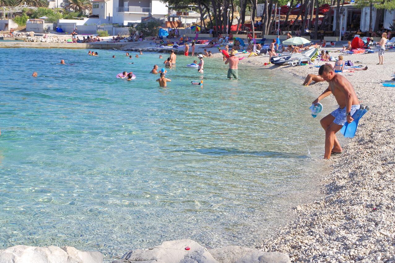 Nächster Strand - Ferienwohnungen am Meer Slatine, Ciovo