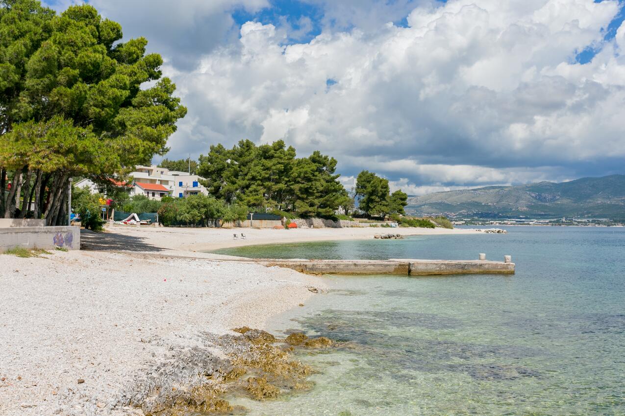 Nächster Strand - Ferienwohnungen am Meer Slatine, Ciovo