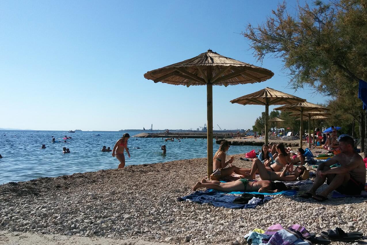 Nächster Strand - Ferienwohnungen mit Parkplatz Bibinje, Zadar