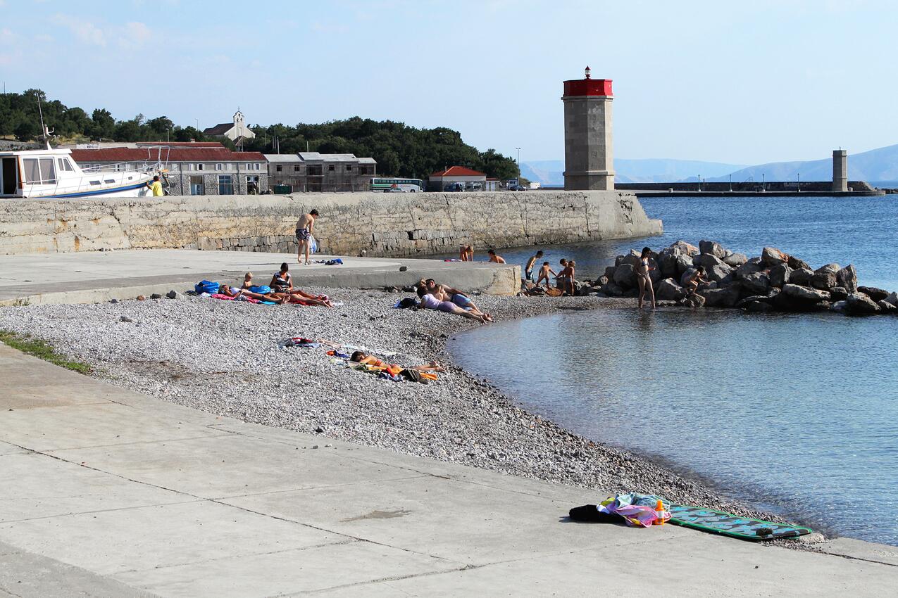 Nejbližší pláž - Apartmány a pokoje s parkovištěm  Senj