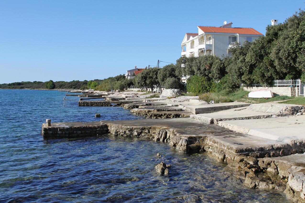 Legközelebbi strand - Apartmanok a tenger mellett Kozino, Zadar