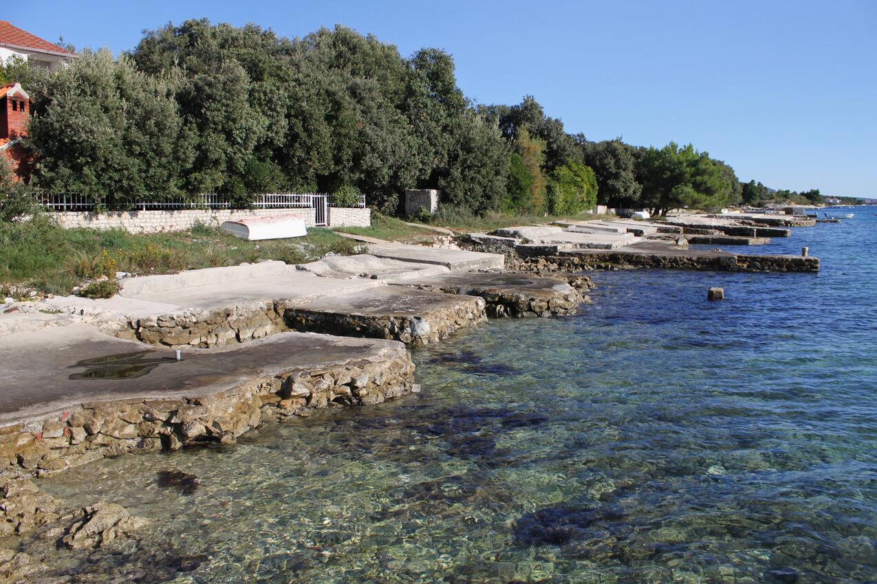 Legközelebbi strand - Apartmanok a tenger mellett Kozino, Zadar