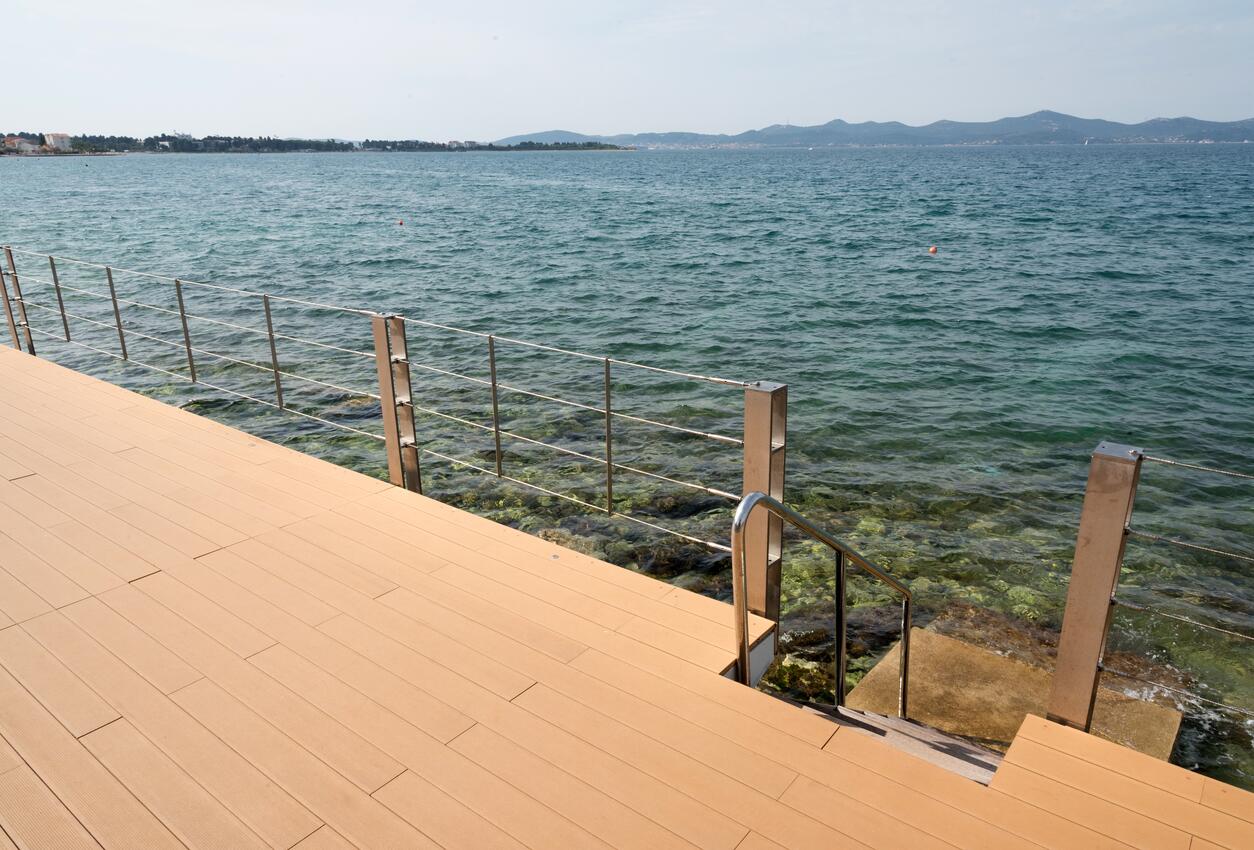 Nächster Strand - Ferienwohnungen am Meer Zadar - Diklo, Zadar