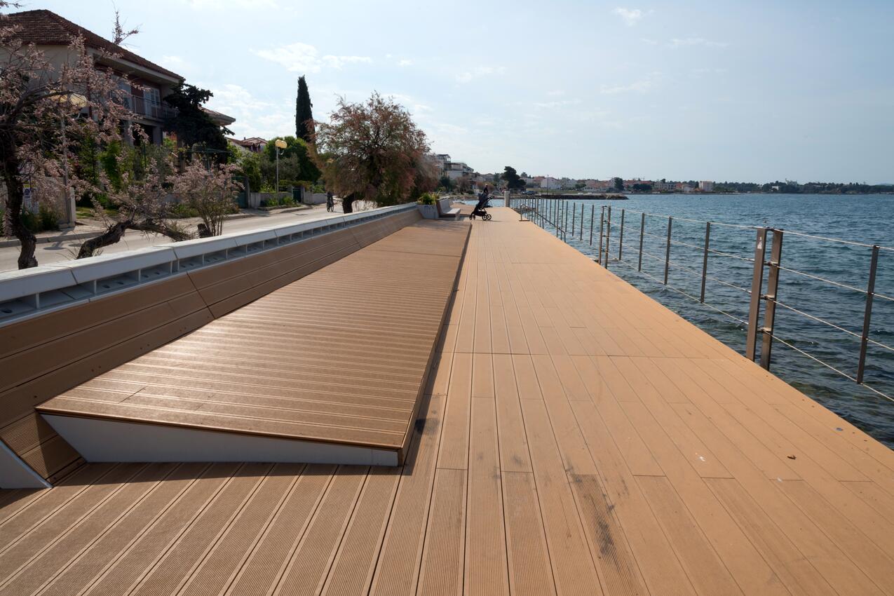 Nächster Strand - Ferienwohnungen am Meer Zadar - Diklo, Zadar