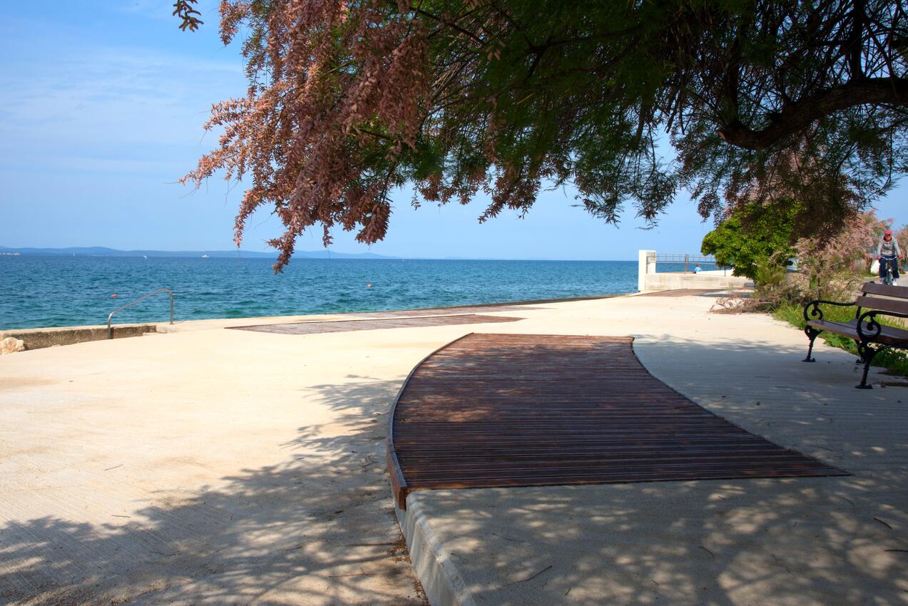 Nächster Strand - Ferienwohnungen am Meer Zadar - Diklo, Zadar