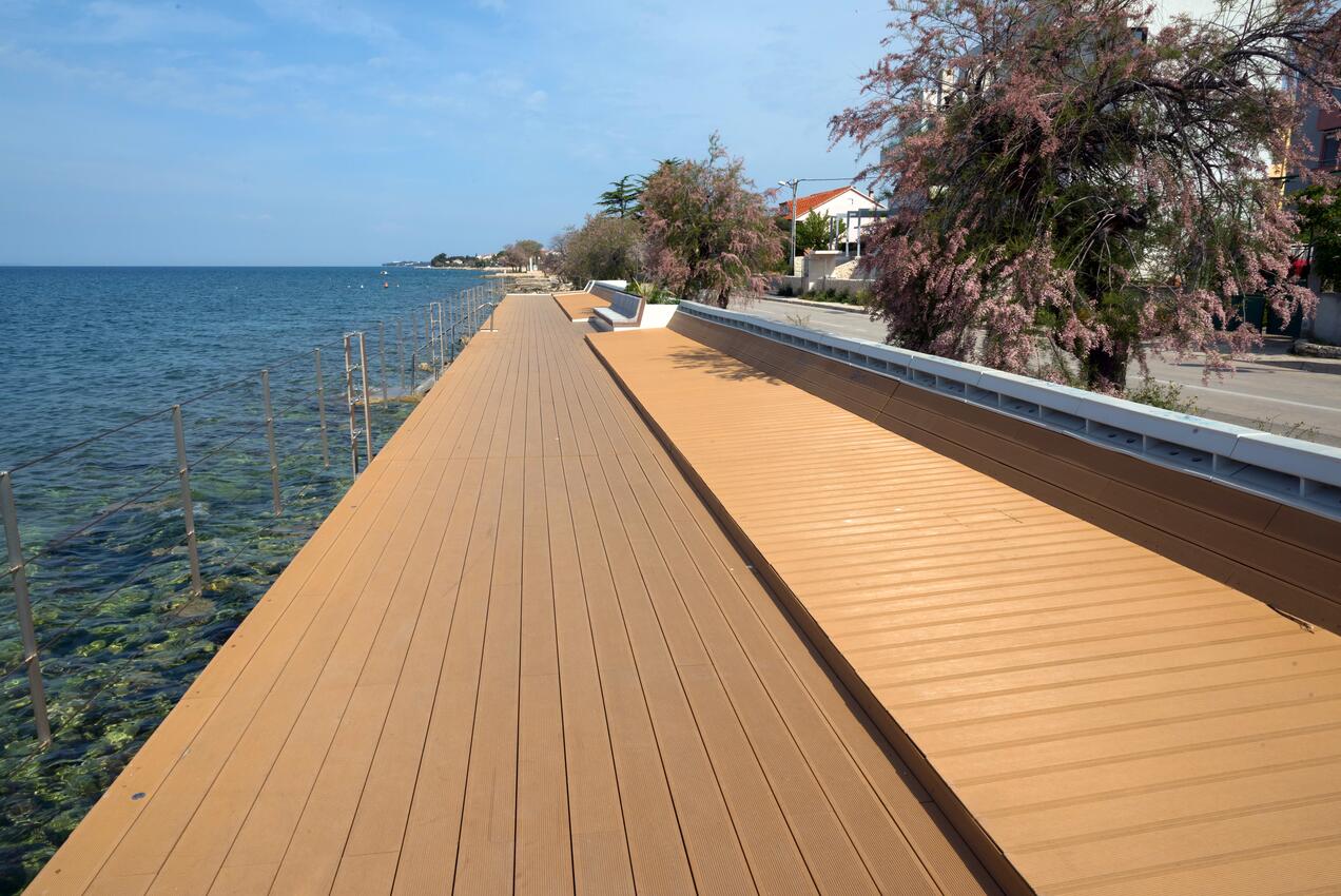 Nächster Strand - Ferienwohnungen am Meer Zadar - Diklo, Zadar