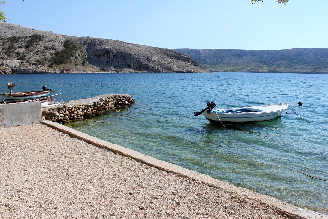 La plage la plus proche - Appartements près de la mer Metajna, Pag