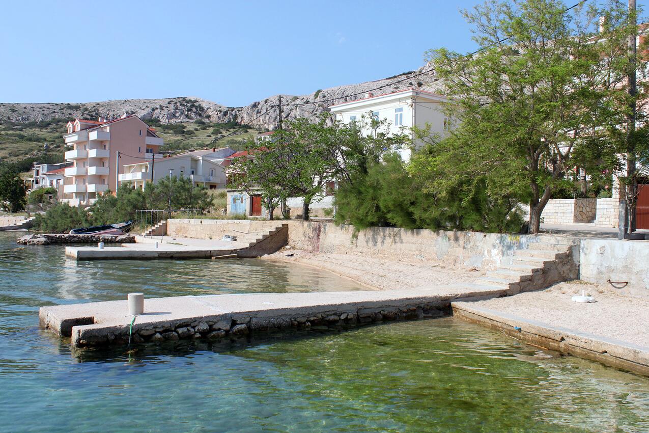 La plage la plus proche - Appartements près de la mer Metajna, Pag
